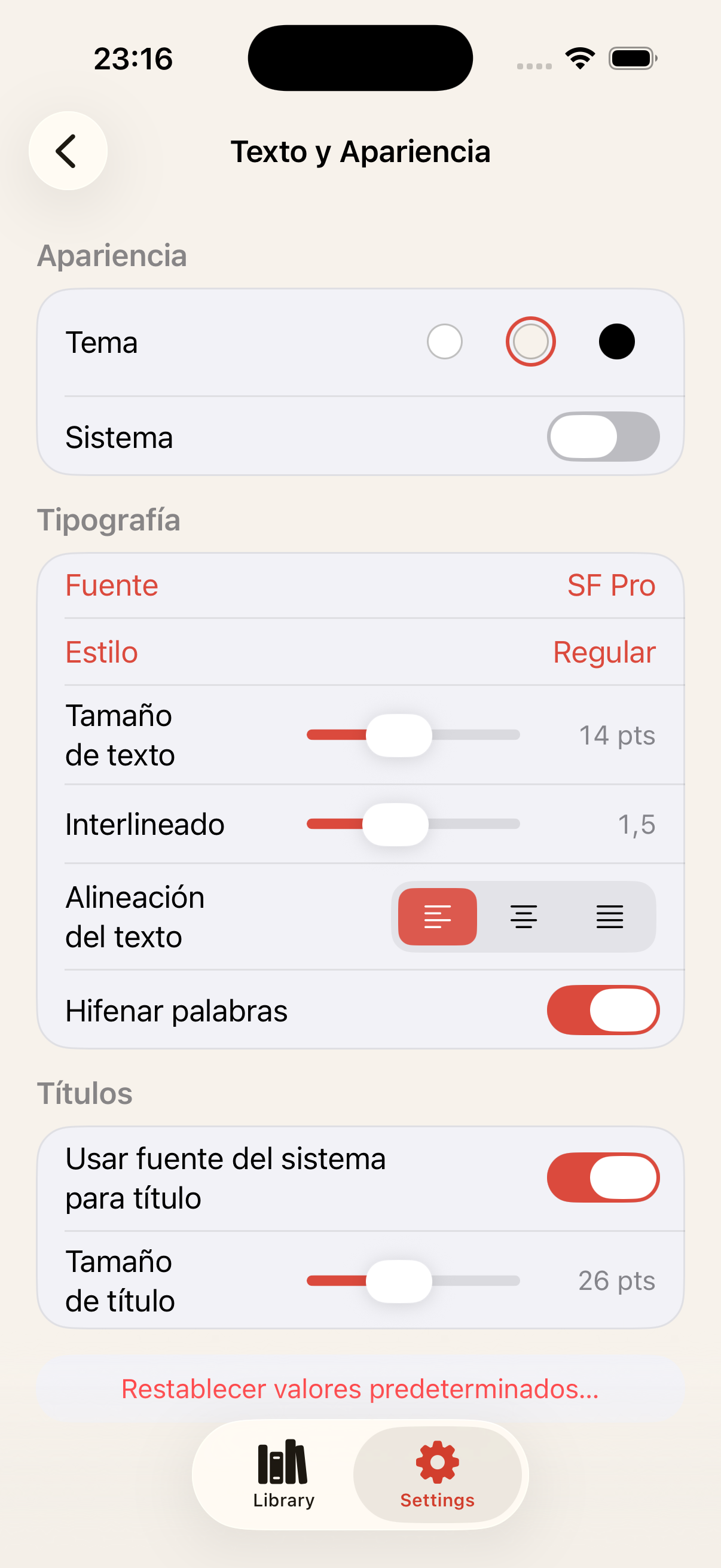 LaterRead - lista de artículos guardados