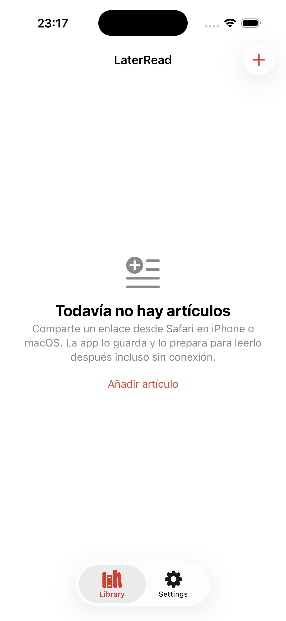 LaterRead - lector con traducción integrada